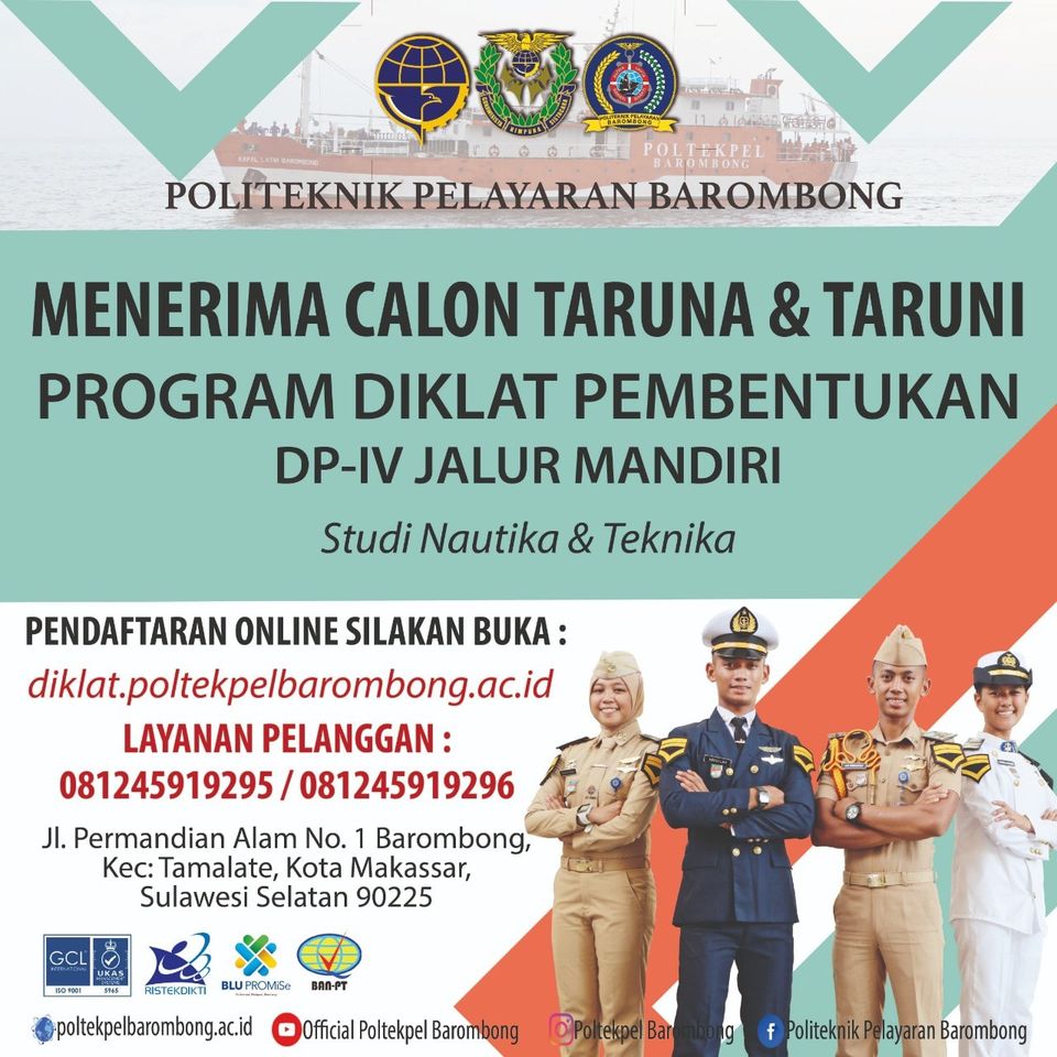 Read more about the article Penerimaan Calon Taruna Program DP-IV Jalur Mandiri Tahun 2022