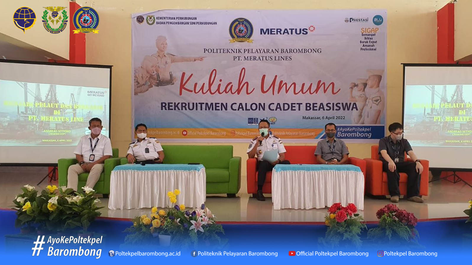 Read more about the article PT. Meratus Lines melaksanakan seleksi Taruna Prala sebagai Calon Cadet Beasiswa dari Politeknik Pelayaran barombong.