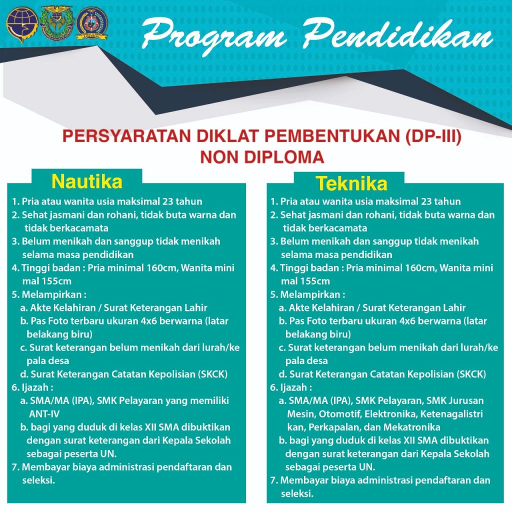 Halo Sobat Poltekpel Barombong Pendaftaran Seleksi Calon Taruna Program Dp Iii Non Diploma Dan