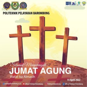 Read more about the article Poltekpel Barombong mengucapkan Selamat Memperingati Jumat Agung Wafat Isa Almasih