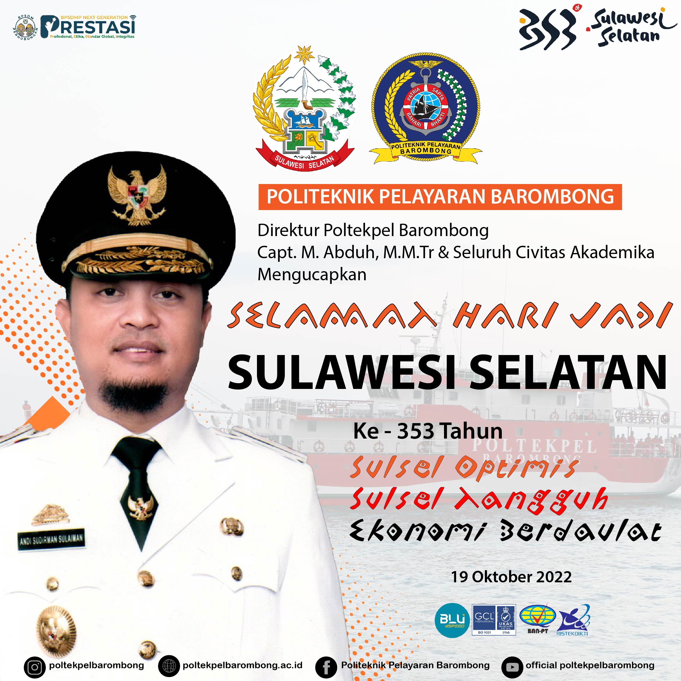 You are currently viewing Selamat Hari Jadi Sulawesi Selatan Ke – 353