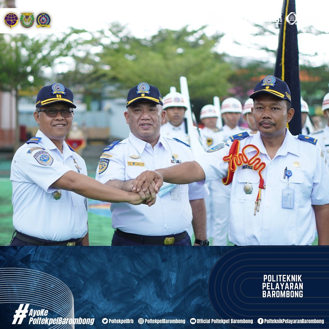 You are currently viewing Serah terima Jabatan Kepala Pusat Pengembangan Karakter, Senin(9/1), di Lapangan Cannopus Politeknik Pelayaran Barombong