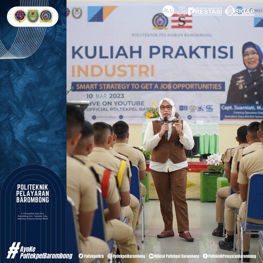 Read more about the article Kuliah Praktisi Industri “Smart Strategy To Get A Job Opportunities” oleh PT. Samudera Indonesia, Jumat (10/3)