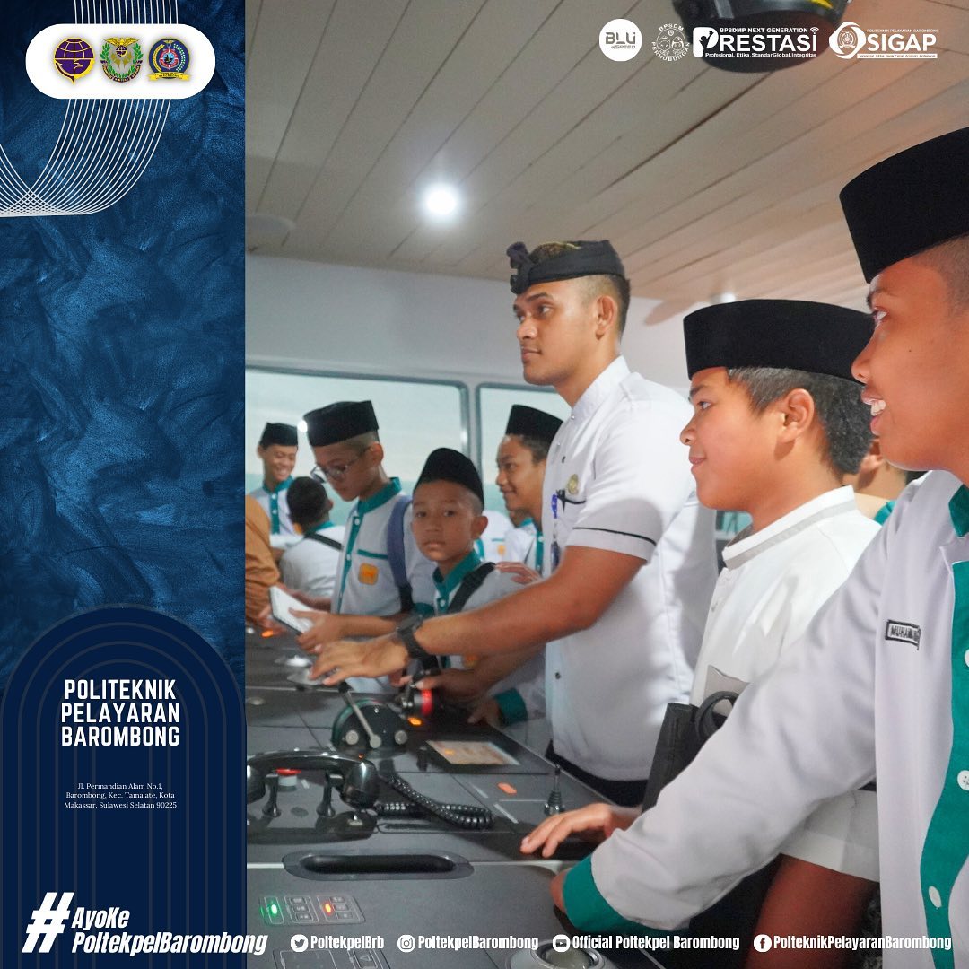 Read more about the article Politeknik Pelayaran Barombong menerima kunjungan Rihlah Ilmiah (Outting Class) Pondok Pesantren Modern Al-Fityan Gowa, Selasa(23/05)