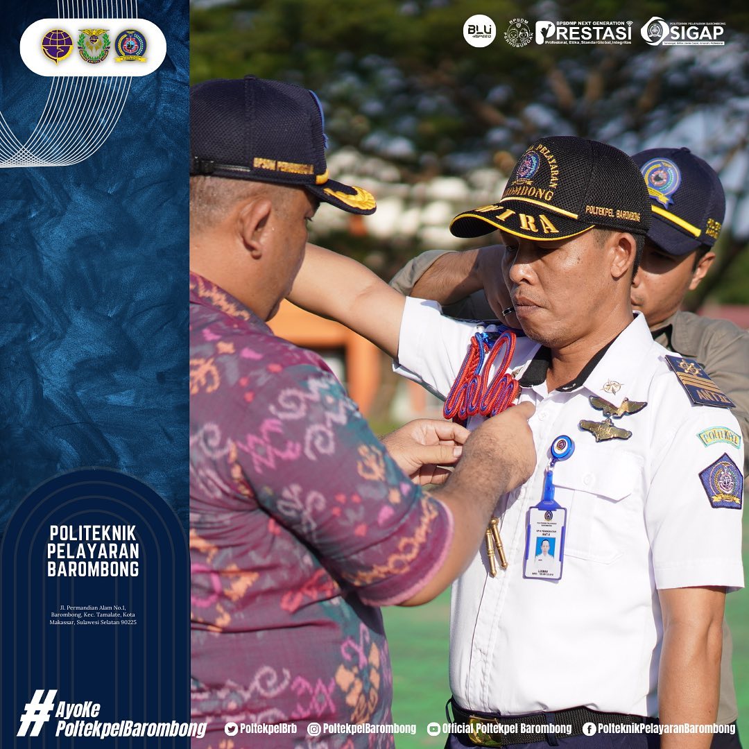 Read more about the article Upacara Pelantikan Staf Batalyon Perwira Siswa Poltekpel Barombong, Selasa (30/05)