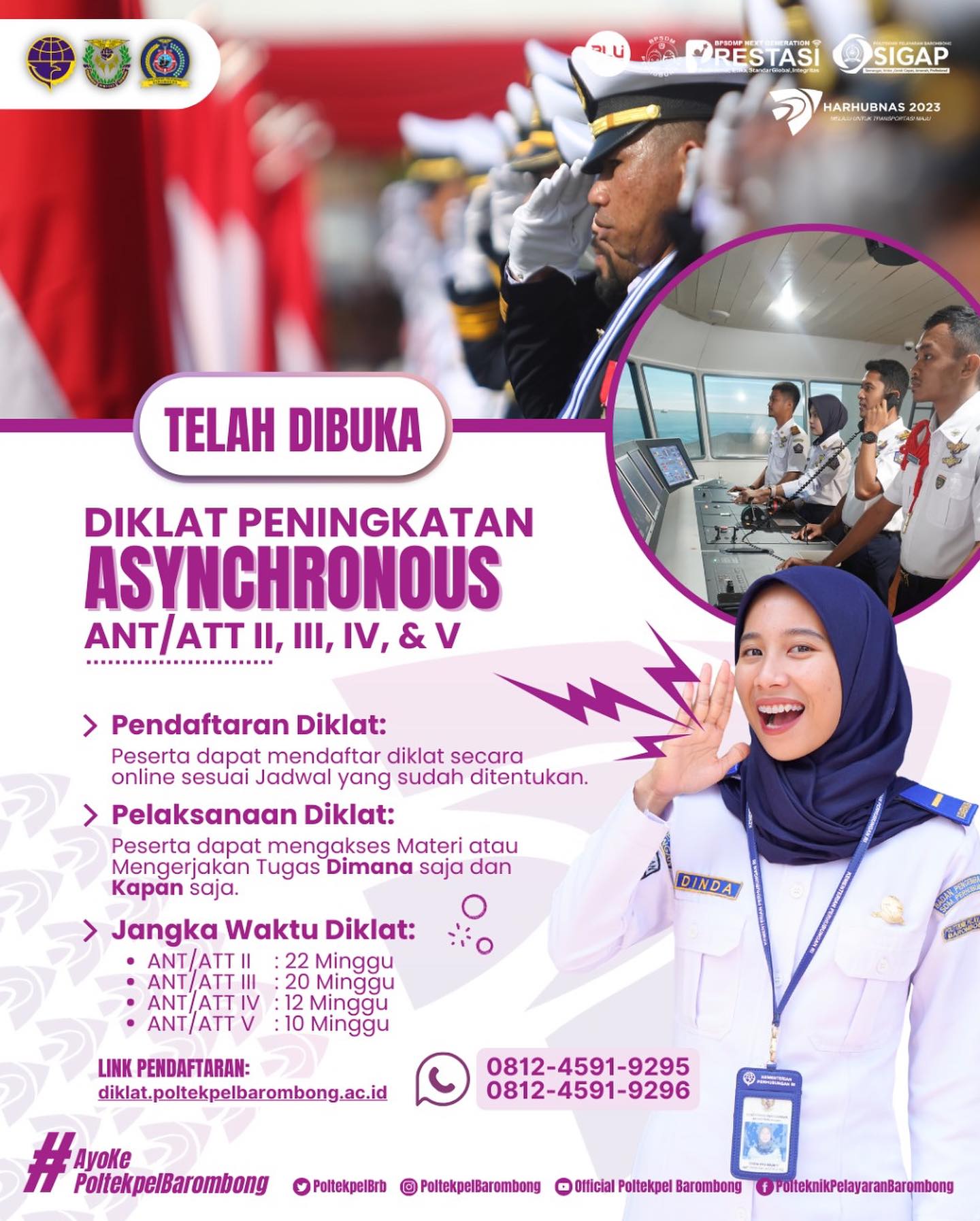 Read more about the article Pengumuman Telah di Buka Diklat Peningkatan Asynchronous ANT/ATT II, III, IV, dan V Angkatan IV tahun 2023