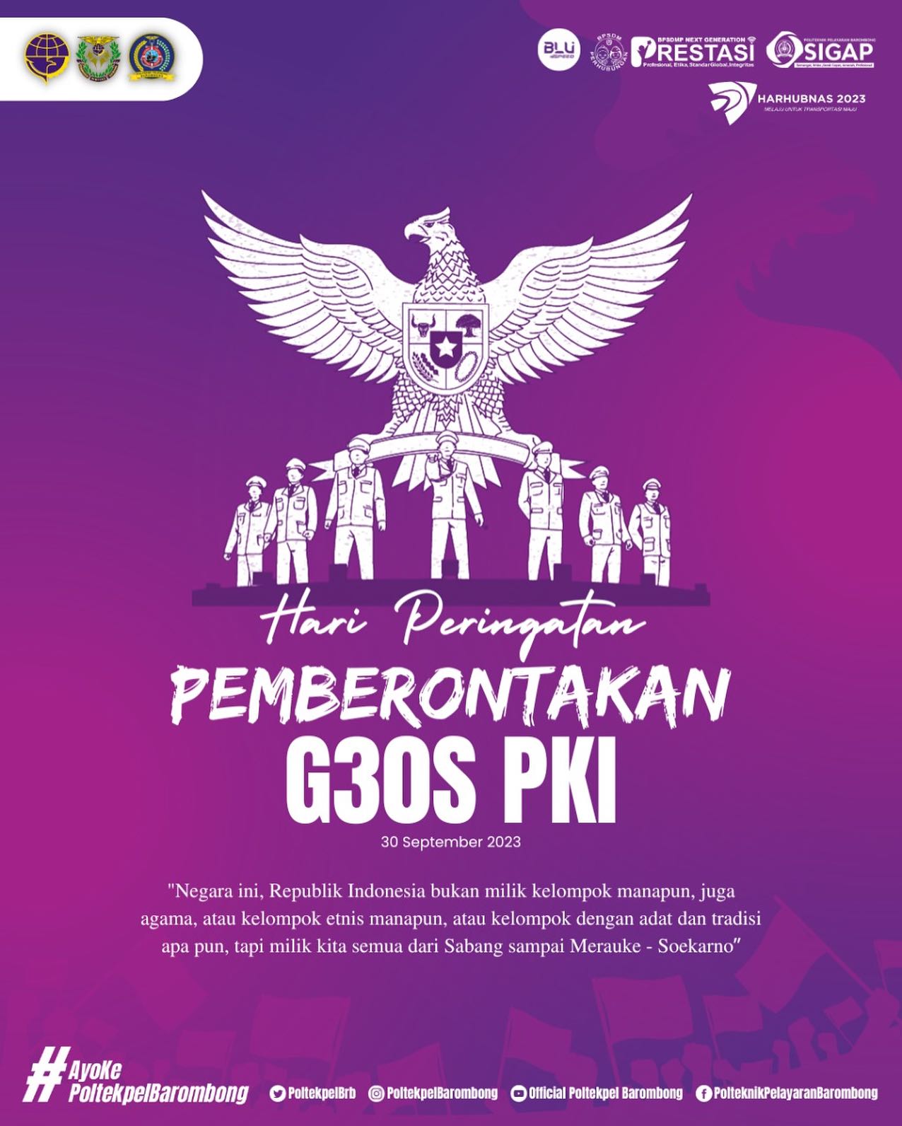 Read more about the article Hari Pemberontakan G30S PKI 30 September 2023