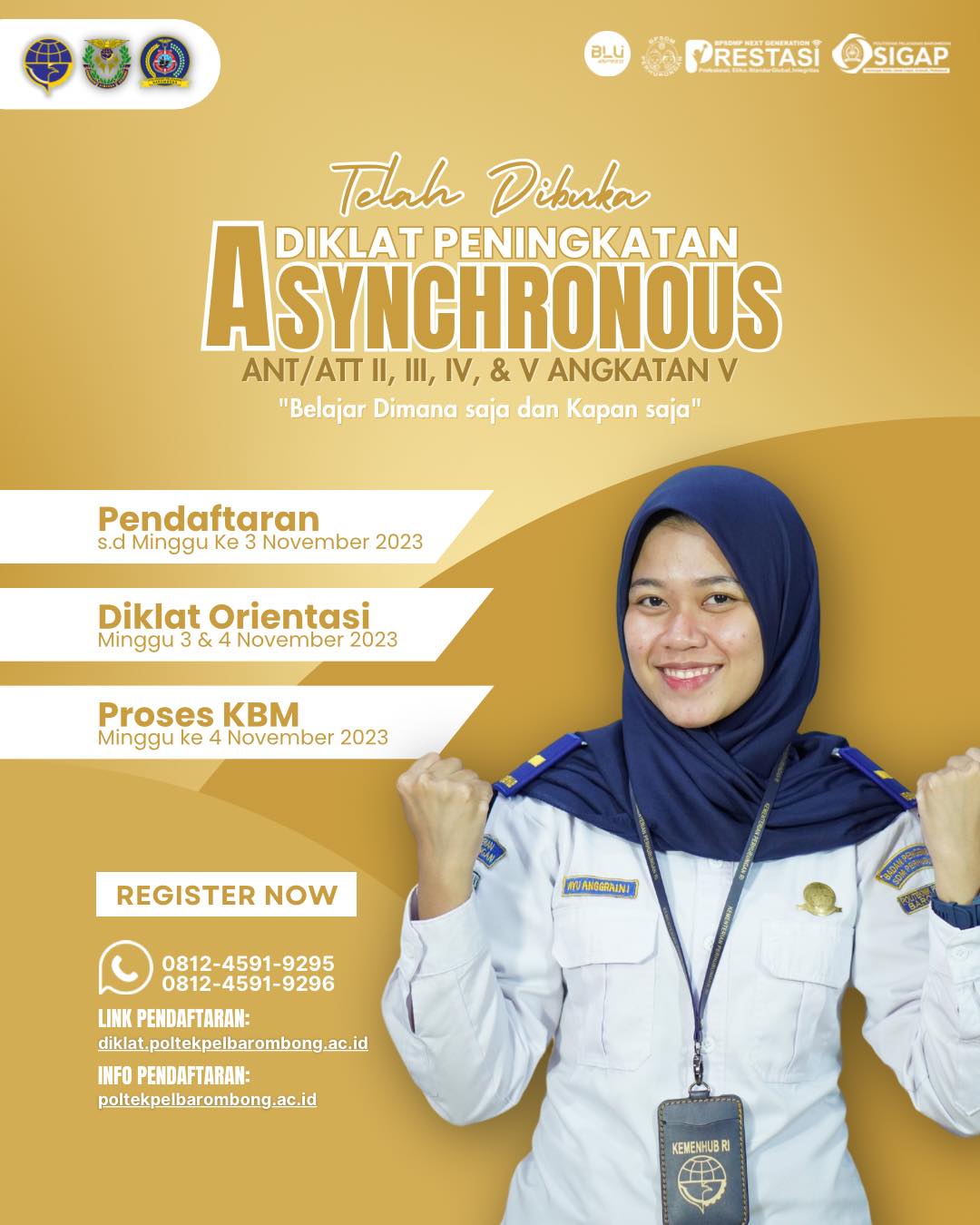 You are currently viewing Telah Dibuka Diklat Peningkatan Asynchronous Angkatan 5, Pendaftaran dibuka sampai dengan minggu ke 3 bulan November 2023.