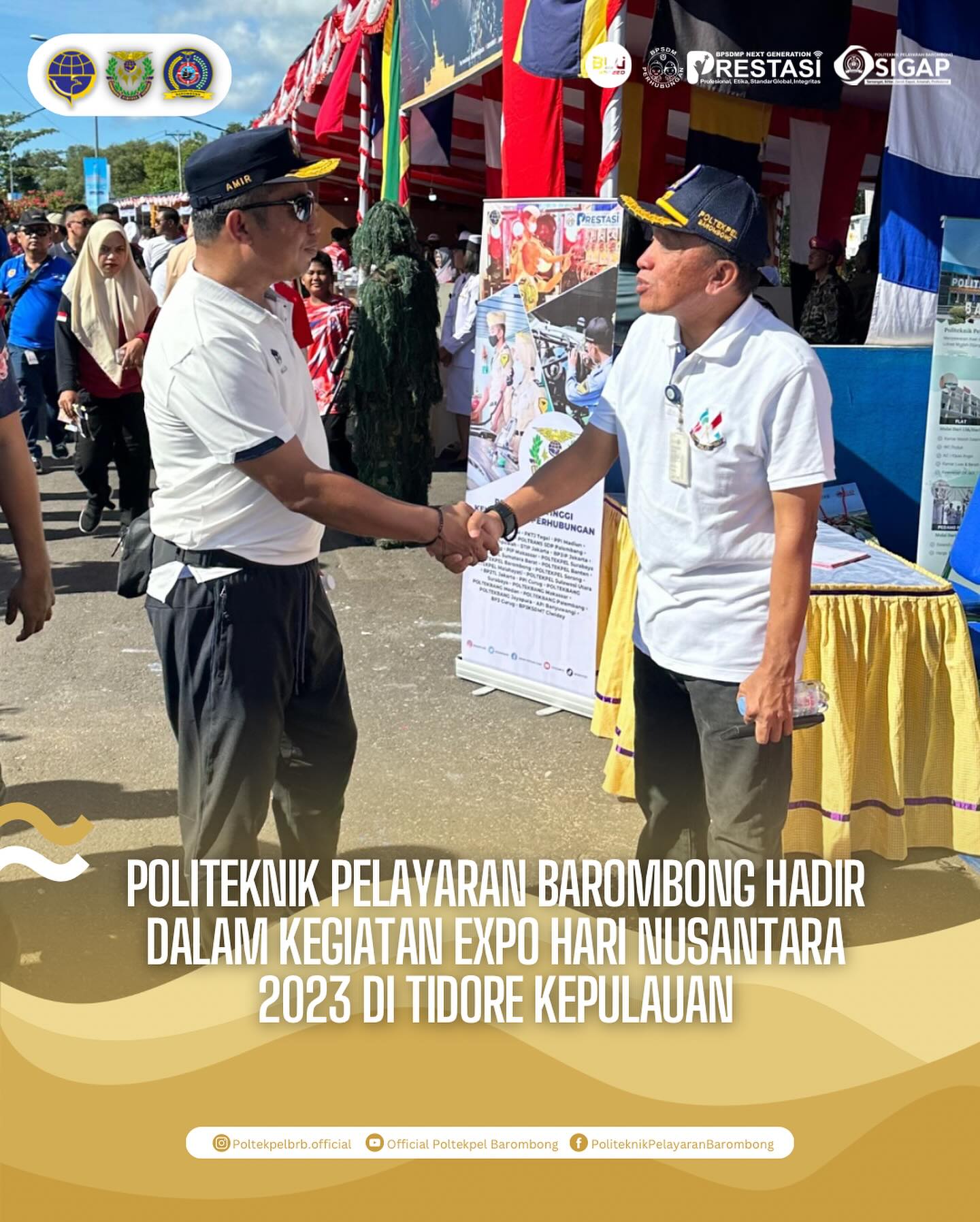 You are currently viewing Keseruan hari pertama dalam kegiatan expo dalam rangka Hari Nusantara tahun 2023 yang dilaksanakan di Tidore Kepulauan