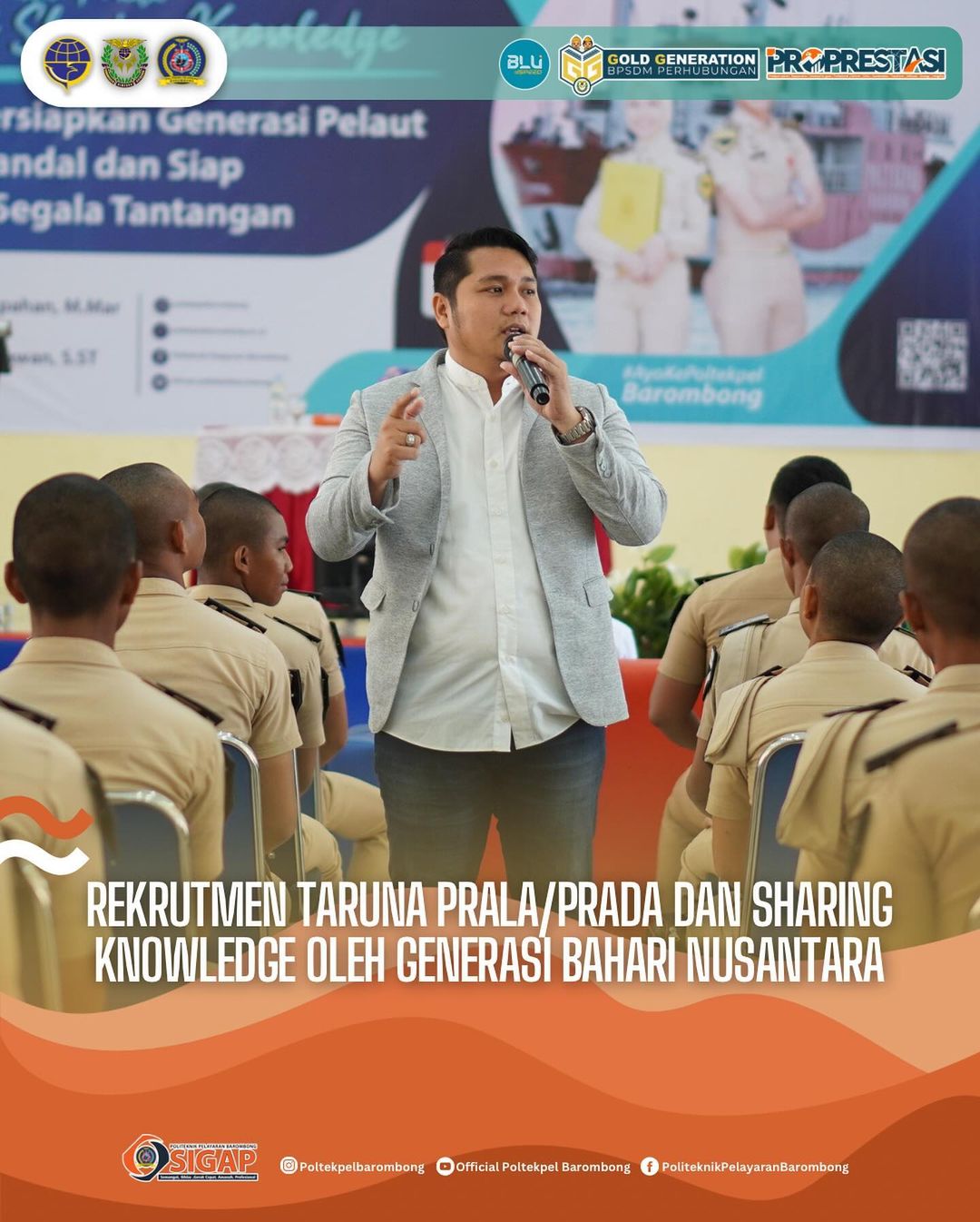 You are currently viewing Rekrutmen Taruna Prala/Prada dan Sharing Knowledge oleh Generasi Bahari Nusantara, Selasa(05/03)