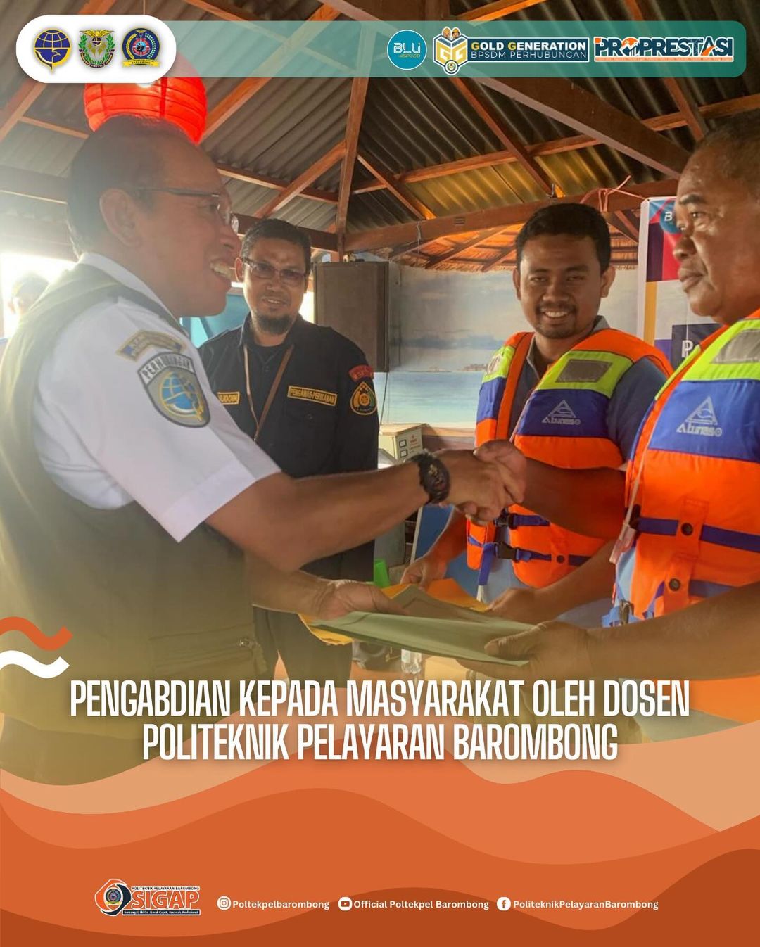 You are currently viewing Pengabdian Kepada Masyarakat dilaksanakan oleh Dosen Politeknik Pelayaran Barombong, Rabu (06/03)