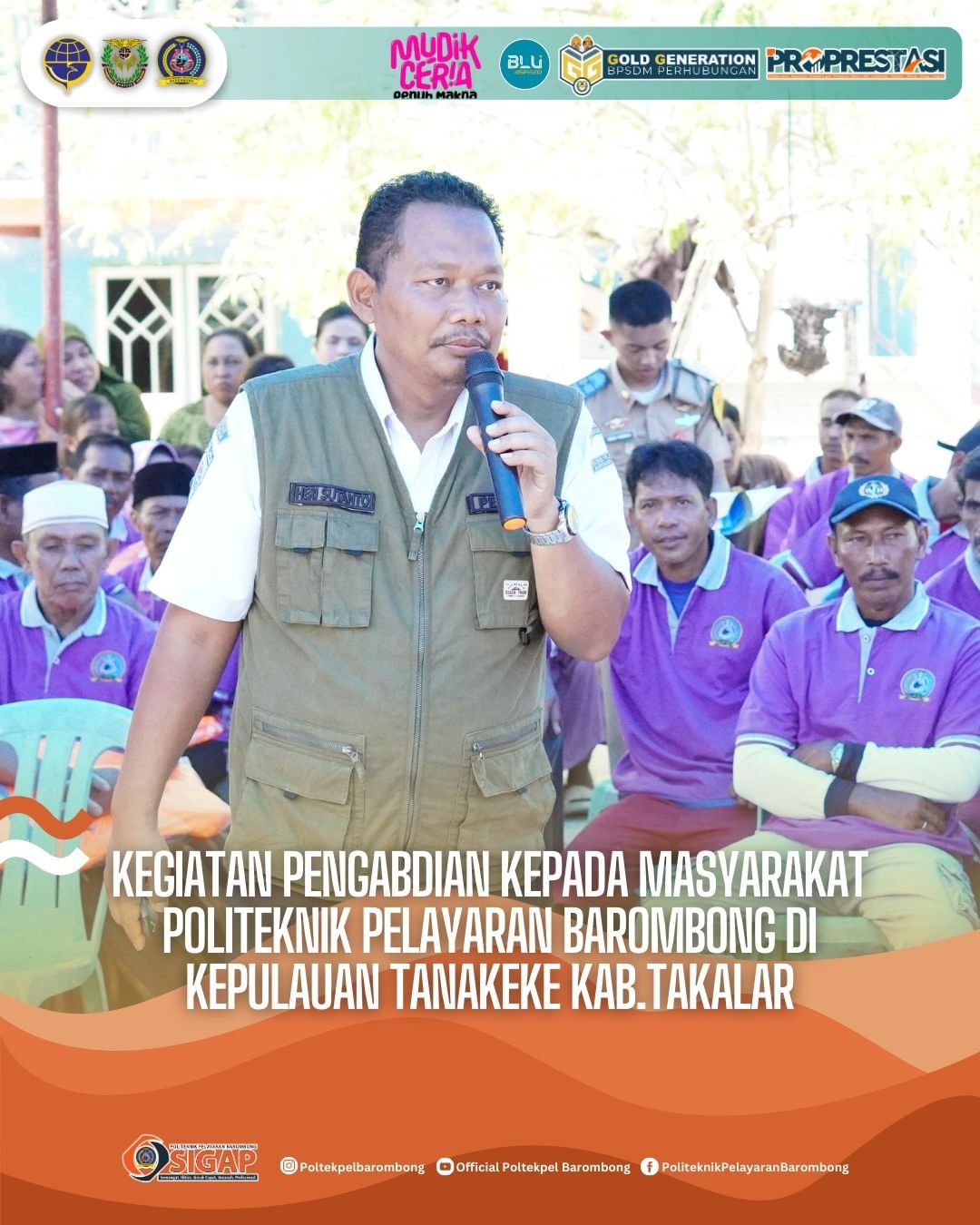 Read more about the article Pengabdian Kepada Masyarakat oleh Dosen Politeknik Pelayaran Barombong di Kepulauan Tanakeke Kab. Takalar, Kamis (18/04)