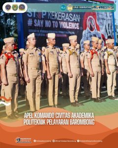 Read more about the article Apel Komando Civitas Akademika Politeknik Pelayaran Barombong, Senin (13/05)