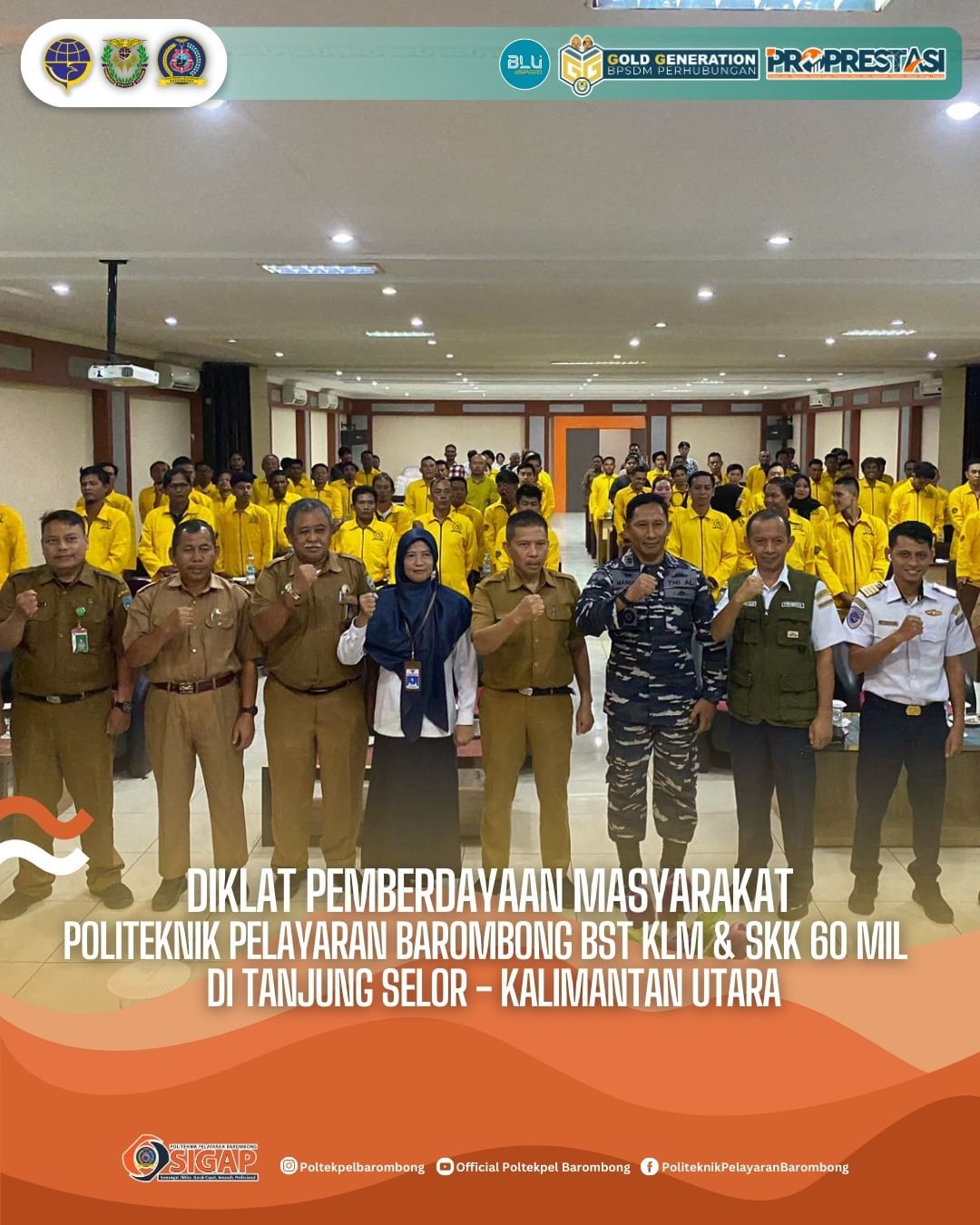 You are currently viewing Diklat Pemberdayaan Masyarakat Politeknik Pelayaran Barombong BST KLM& SKK 60 Mil di Tanjung Selor, Kalimantan Utara (14/05)