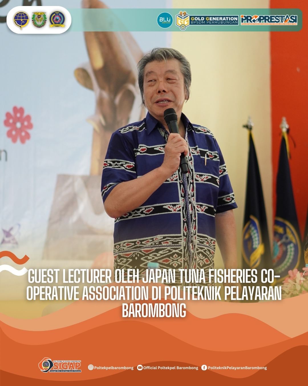 You are currently viewing Guest Lecturer oleh Japan Tuna Fisheries Co-Operative Association di Politeknik Pelayaran Barombong, Sabtu(11/05)