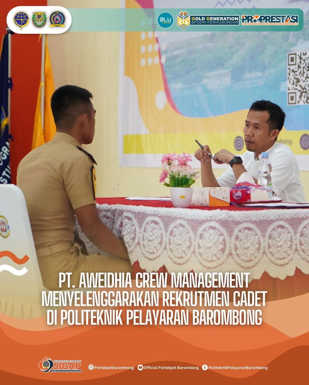 You are currently viewing PT. Awedhia Crew Management Menyelenggarakan Rekrutmen Cadet di Politeknik Pelayaran Barombong, Jumat(03/05)