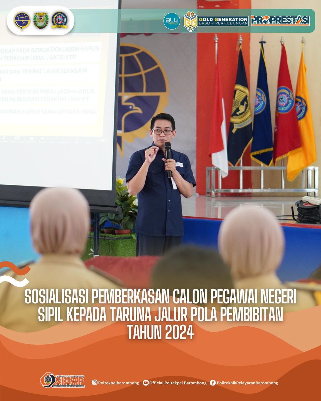 You are currently viewing Sosialisasi Pemberkasan Calon Pegawai Negeri Sipil Taruna Jalur Pola Pembibitan Tahun 2024, Kamis(16/05)