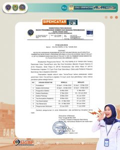 Read more about the article PENGUMUMAN REVISI PELAKSANAAN PENERIMAAN CALON TARUNA/TARUNI JALUR NON POLA PEMBIBITAN (NON POLBIT) PROGRAM DIPLOMA III (D-III) PELAYARAN, DIKLAT PELAUT III (DP-III) PEMBENTUKAN DAN DIKLAT PELAUT IV (DP-IV) PEMBENTUKAN ANGKATAN 72 (TUJUH PULUH DUA) GELOMBANG I (SATU)