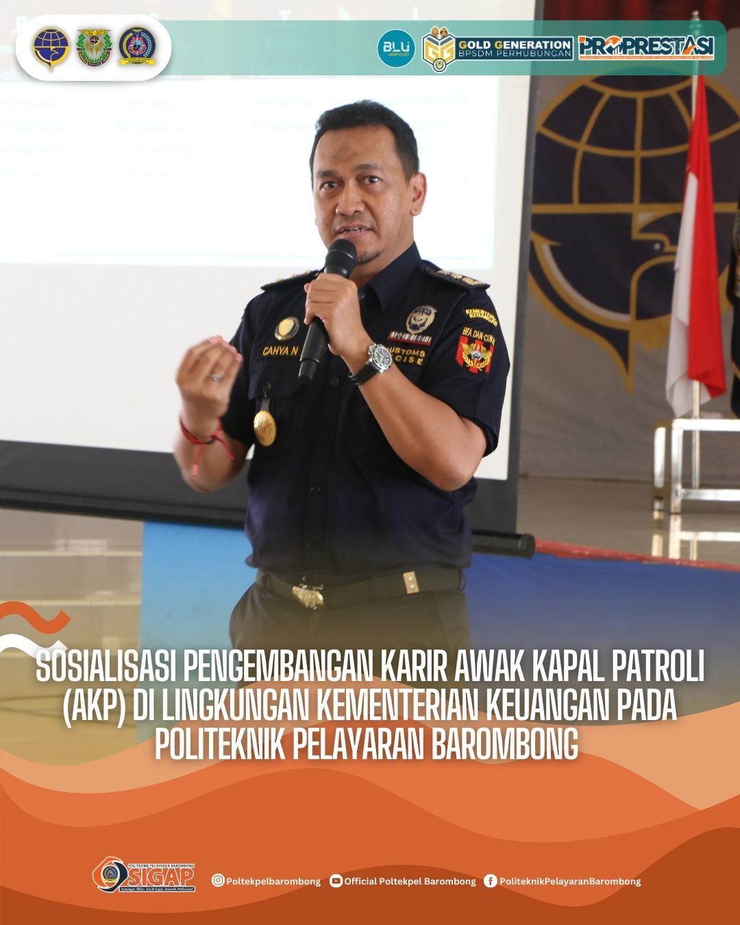 You are currently viewing Sosialisasi Pengembangan Karir Awak Kapal Patroli (AKP) Di Lingkungan Kementerian Keuangan Pada Politeknik Pelayaran Barombong (30/05)