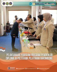 Read more about the article Pelaksanaan Yudisium Program Pendidikan Diploma III Pelayaran Politeknik Pelayaran Barombong, Kamis(06/06)