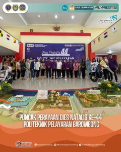 Read more about the article Puncak Perayaan Dies Natalis ke-44 tahun Politeknik Pelayaran Barombong, Jum’at(28/06)