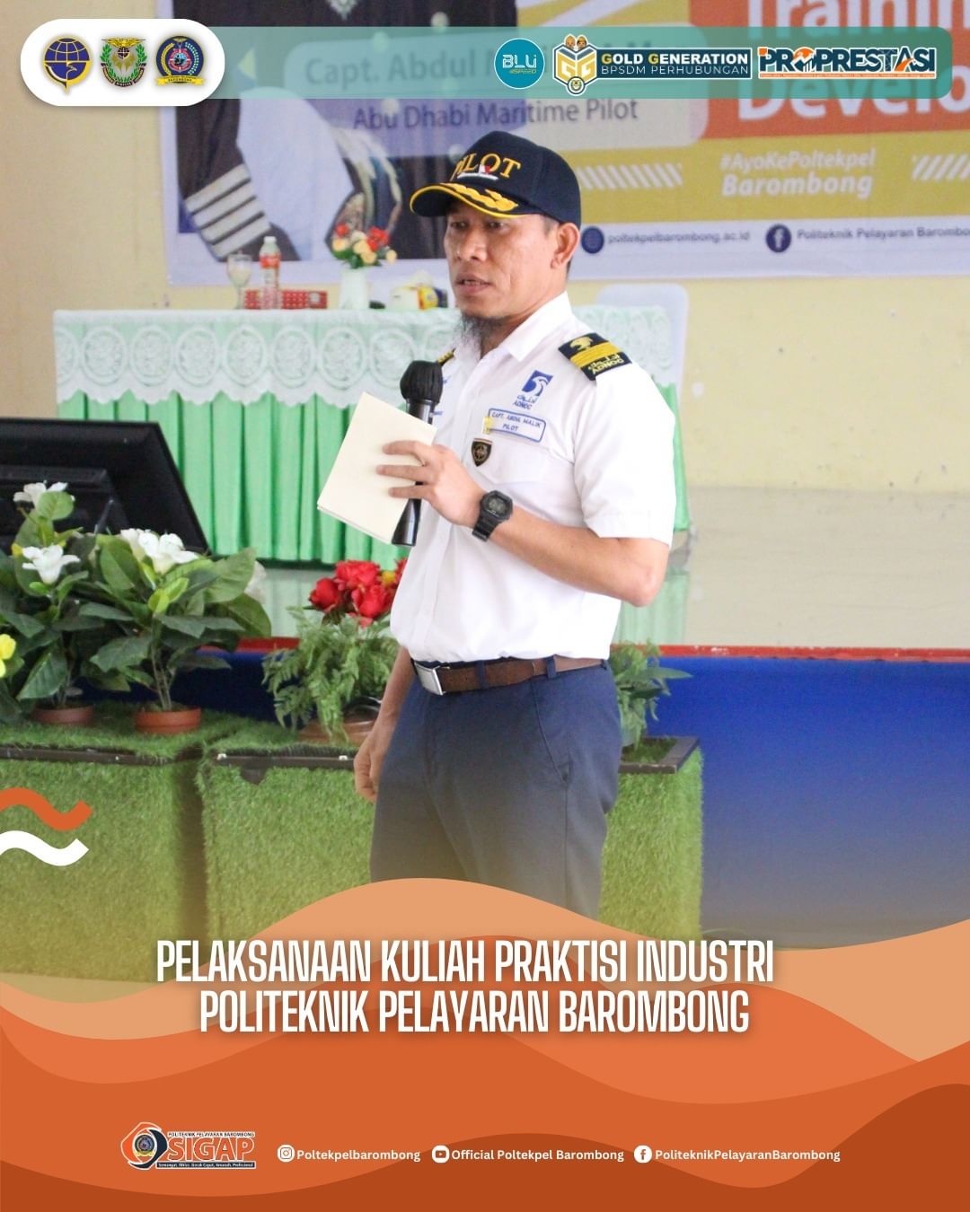 You are currently viewing Pelaksanaan Kuliah Praktisi Industri Politeknik Pelayaran Barombong, Selasa (16/07)