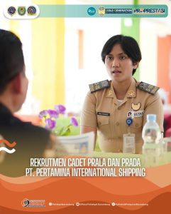 Read more about the article 30 Mahasiswa Politeknik Pelayaran Barombong Mengikuti Rekrutmen Cadet Prala dan Prada PT. Pertamina International Shipping, Rabu(24/07)