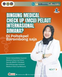 Read more about the article Sekilas Informasi Politeknik Pelayaran Barombong menyediakan layanan Medical Check Up Pelaut Garuda (BKKP). Poltekpel Barombong juga melayani Medical Check Up Malaysia