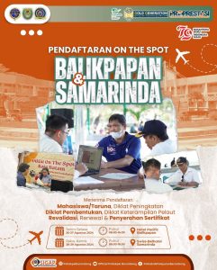 Read more about the article Pendaftaran On The Spot Politeknik Pelayaran Barombong menerima : Pendaftaran Mahasiswa/Taruna, Diklat Peningkatan, Diklat Pembentukan, Diklat Keterampilan Pelaut Revalidasi, Renewal serta Penyerahan Sertifikat