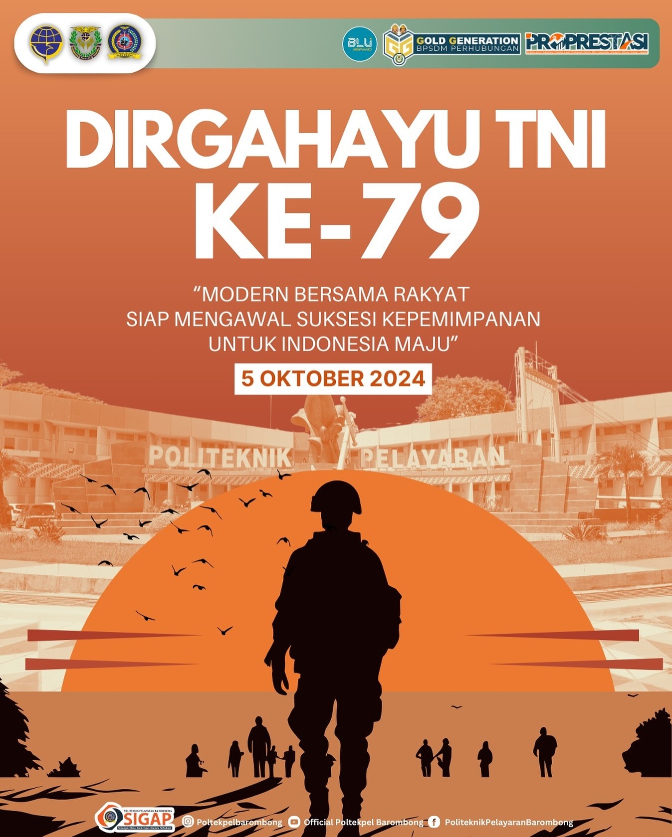 You are currently viewing DIRGAHAYU TNI KE-79!!! Modern Bersama Rakyat Siap Mengawal Suksesi Kepemimpinan Untuk Indonesia Maju..