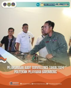 Read more about the article Pelaksanaan Audit Surveillence Di Politeknik Pelayaran Barombong, Rabu(16/10)