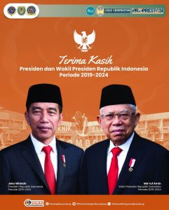 Read more about the article Terima kasih Bapak Joko Widodo dan Bapak Ma’ruf Amin atas pengabdiannya menjadi Presiden Republik Indonesia dan Wakil Presiden Republik Indonesia periode 2019-2024