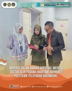 Read more about the article Inspeksi Dalam Rangka Approval Medical Doctor Oleh Panama Maritime Authority di Politeknik pelayaran Barombong, Jumat (10/10).