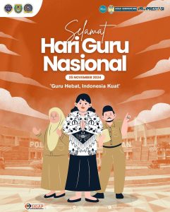 Read more about the article Direktur dan Segenap Civitas Akademika Politeknik Pelayaran Barombong mengucapkan Selamat Hari Guru Nasional 2024