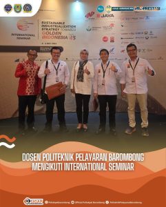 Read more about the article Dosen Politeknik Hadir dalam Seminar Internasional Bertajuk “Strategi Industrialisasi Berkelanjutan Menuju Indonesia Emas 2045” (Selasa, 03/12)