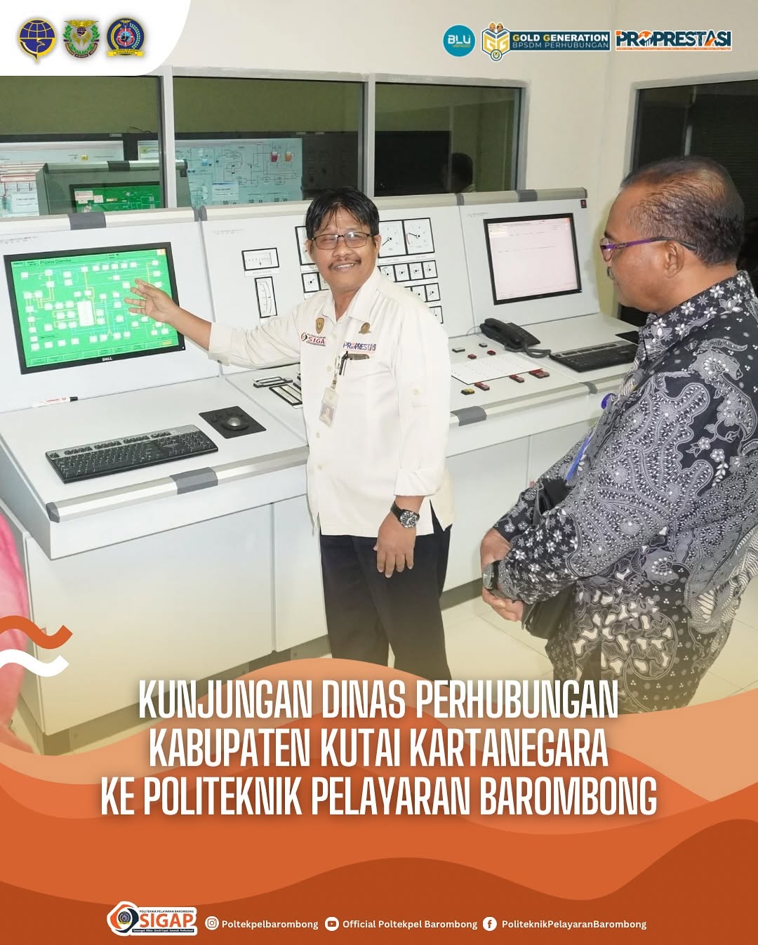 Read more about the article Politeknik Pelayaran Barombong Menerima Kunjungan Dinas Perhubungan Kabupaten Kutai Kartanegara, Kamis (19/12)