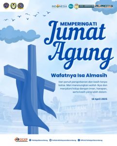 Read more about the article Selamat memperingati Jumat Agung memperingati wafatnya Isa Almasih