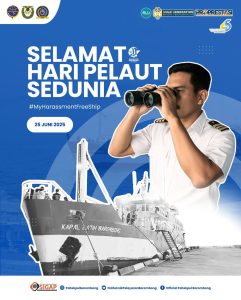 Read more about the article SELAMAT HARI PELAUT SEDUNIA — 25 JUNI 2025 Hari ini kita rayakan para penjaga samudera, mereka yang mengarungi gelombang demi menghubungkan dunia.