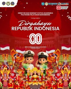 Read more about the article Direktur dan segenap Civitas Akademika Politeknik Pelayaran Barombong mengucapkan: Dirgahayu Republik Indonesia ke-80