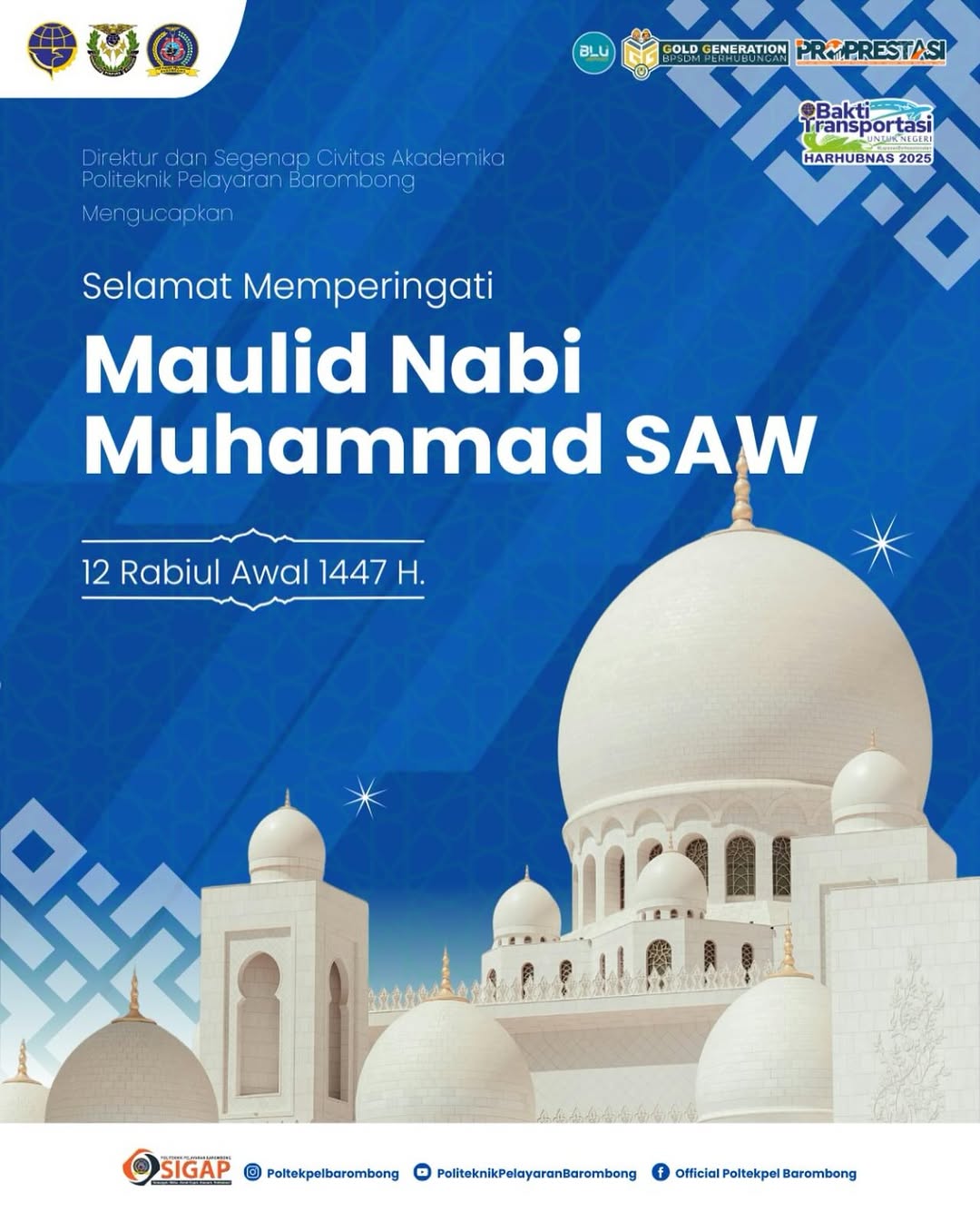 Read more about the article Selamat Memperingati Maulid Nabi Muhammad SAW 12 Rabiul Awal 1447 H