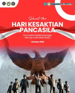 Read more about the article Memperingati Hari Kesaktian Pancasila, mari terus memperkokoh semangat kebangsaan demi Indonesia Raya.