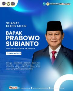 Read more about the article Selamat Ulang Tahun Bapak H. Prabowo Subianto Presiden Republik Indonesia