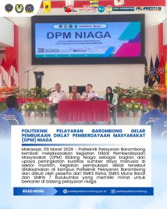 Read more about the article Makassar, 09 Maret 2026 – Kegiatan pembukaan diklat tersebut dihadiri oleh jajaran manajemen, instruktur, serta para peserta pelatihan yang berasal dari SMKS Raha, SMKS Muna Barat dan SMKN 7 Bulukumba