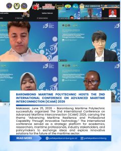 Read more about the article Makassar, June 25, 2026 – The conference was officially opened by Mr. Suharto, Head of Human Resources Development on Transportation Agency, Indonesia, who highlighted the importance of strengthening maritime human resources and embracing technological innovation to support sustainable maritime development. Participants from various institutions and countries joined the event in a spirit of collaboration, reflecting the growing importance of international partnerships in addressing global maritime challenges.