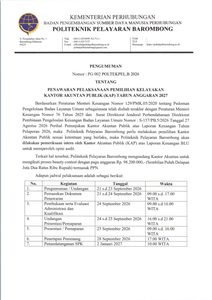 Read more about the article Pengumuman Tentang Penawaran Pelaksanaan Pemilihan Kelayakan Kantor Akuntan Publik (KAP) Tahun Anggaran 2027